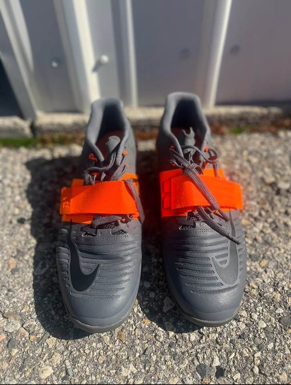 Nike Romaleos 3 XD Weightlifting Shoes Black Orange Men’s Size 11.5